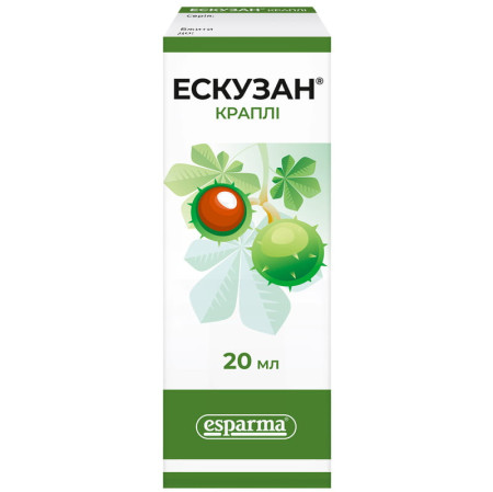 Ескузан краплі краплі ор. по 20 мл у флак.-крап.